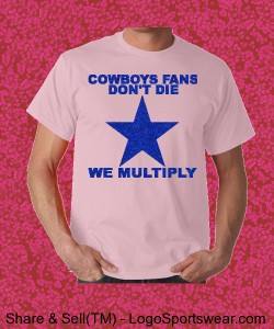 "We Multiply - Blue Glitter" Gildan Adult T-shirt Design Zoom